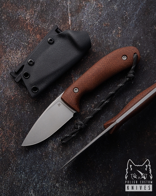 NÓŻ SURVIVALOWY MYŚLIWSKI EDC FLINT 13 K720 O2 MICARTA AK