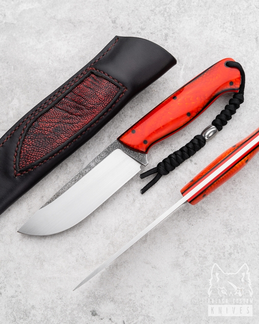 NÓŻ MYŚLIWSKI, EDC WDOWA S 10 M390 JUMA TD