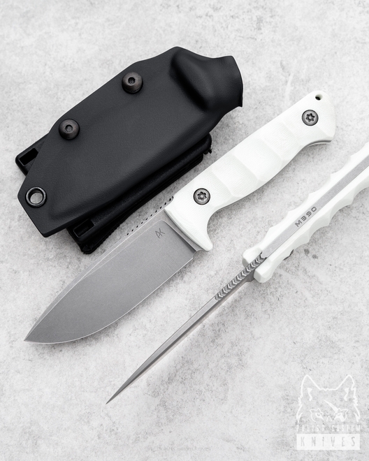 NÓŻ NECK EDC MINI ODC 5 M390 G10 BIAŁY TOXIC AK