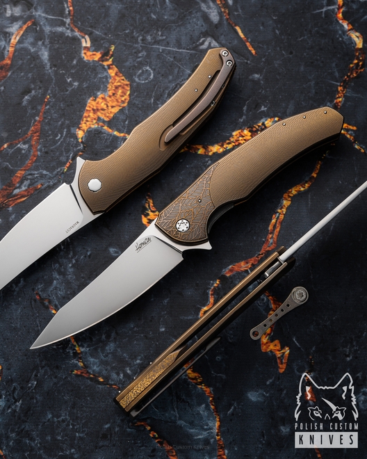 NÓŻ SKŁADANY FOLDER ISHTAR 369 MAGNACUT HERMAN KNIVES