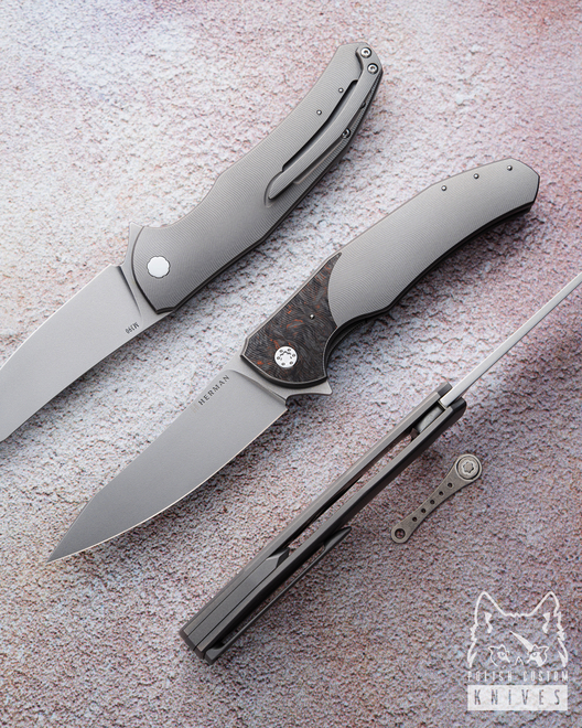 NÓŻ SKŁADANY FOLDER ISHTAR 407 M390 HERMAN KNIVES