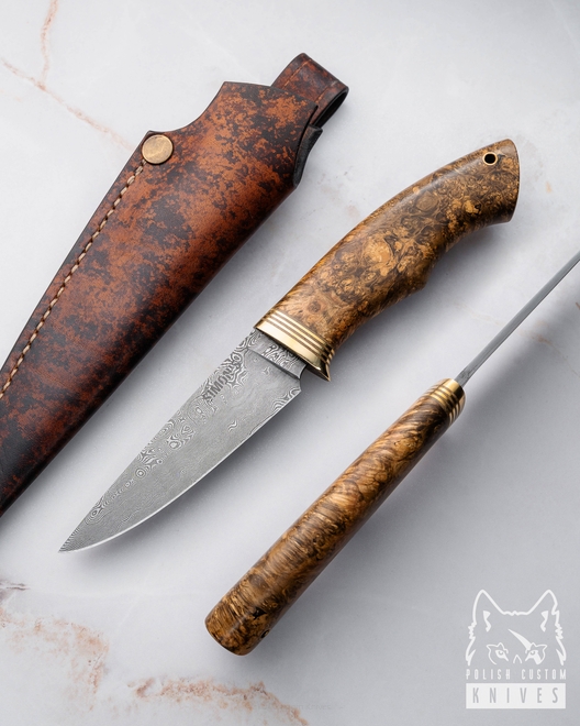 EKSKLUZYWNY NÓŻ SURVIVALOWY TAKTYCZNY AUTUMN WIND 19 SIMON'S KNIVES