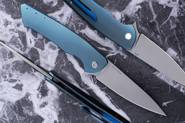 NÓŻ SKŁADANY FOLDER SLIM 442 LEWORĘCZNY M390 HERMAN KNIVES