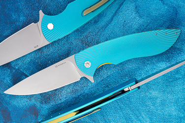 NÓŻ SKŁADANY FOLDER BIG STING #0063 M398 HERMAN KNIVES