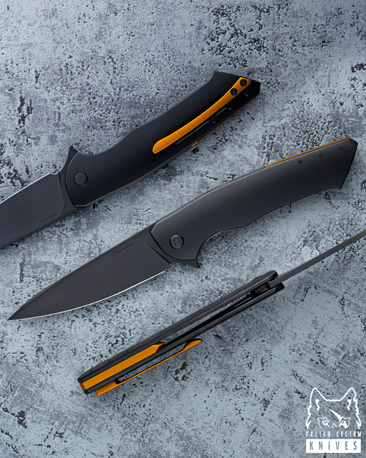 NÓŻ SKŁADANY FOLDER SLIM #0581 MAGNACUT DLC HERMAN KNIVES