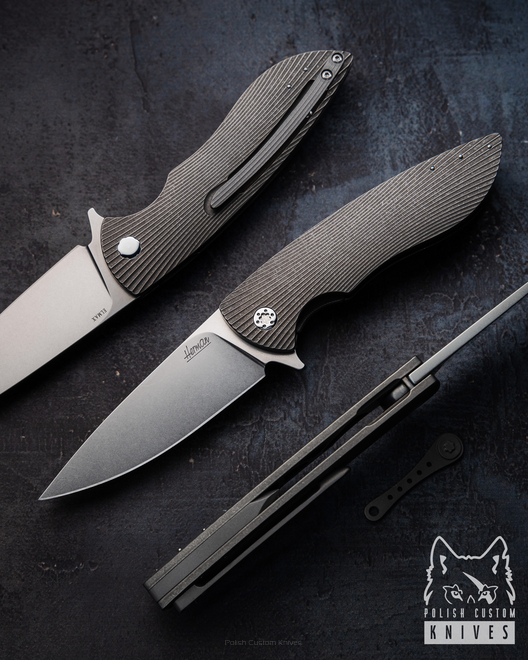 NÓŻ SKŁADANY FOLDER STING 420 ELMAX HERMAN KNIVES