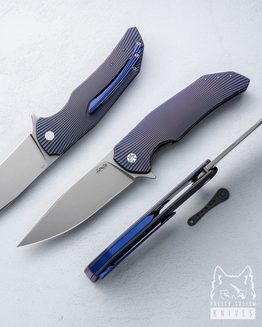 NÓŻ SKŁADANY FOLDER DRAGONFLY SLIM 96 M390 HERMAN