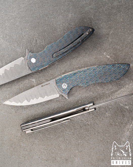 NÓŻ SKŁADANY FOLDER STING #0935 GRIMACO TESSERACT HALF DRESS HERMAN KNIVES