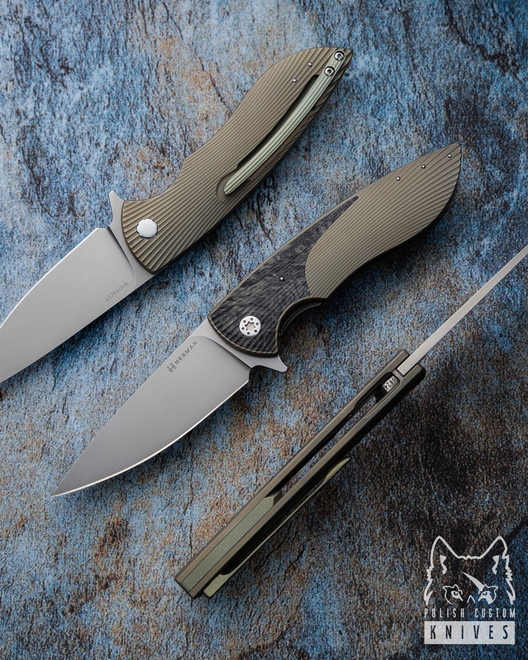 NÓŻ SKŁADANY FOLDER STING #0824 MAGNACUT HERMAN KNIVES