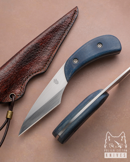 NÓŻ NECK EDC MYŚLIWSKI KIRIDASHI BLUE 1 NZ4 BM