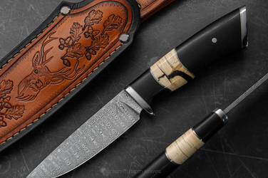 NÓŻ MYŚLIWSKI HUNTER VIP 1 DAMASTEEL AD