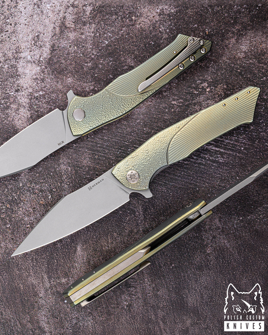 NÓŻ SKŁADANY FOLDER BEE #0167 M398 HERMAN KNIVES