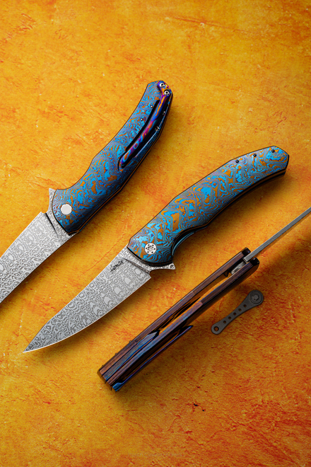 NÓŻ SKŁADANY FOLDER ISHTAR 6 TIMASCUS DAMASTEEL HERMAN