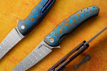 NÓŻ SKŁADANY FOLDER ISHTAR 6 TIMASCUS DAMASTEEL HERMAN