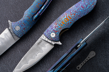 NÓŻ SKŁADANY FOLDER STING 12 TIMASCUS GRIMAKO HERMAN