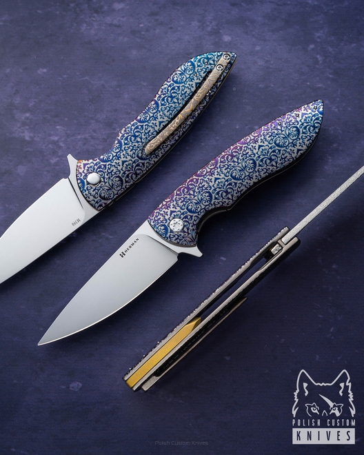 NÓŻ SKŁADANY FOLDER STING #0700 M398 HERMAN KNIVES