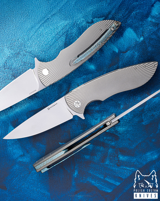 NÓŻ SKŁADANY FOLDER STING #0880 MAGNCUT HERMAN KNIVES