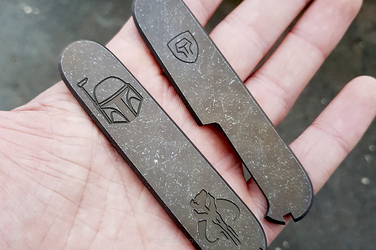 Okładziny do scyzoryka Victorinox 91mm "Boba Fett" Badlands Finish