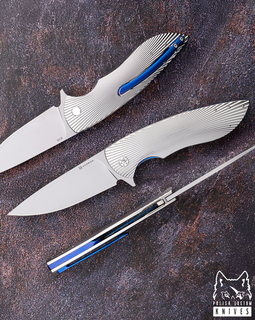 NÓŻ SKŁADANY FOLDER BIG STING #0015 M398 HERMAN KNIVES