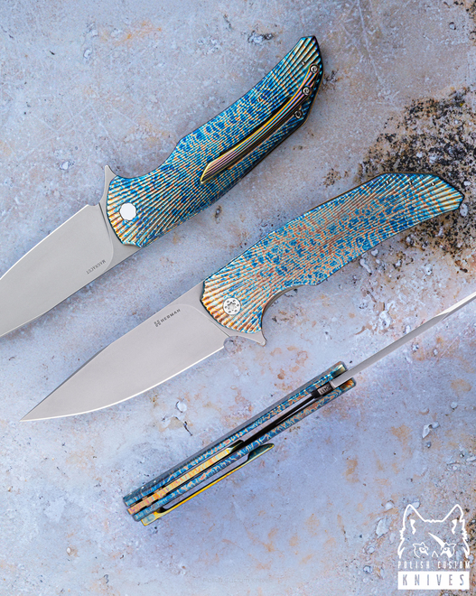 NÓŻ SKŁADANY FOLDER DRAGONFLY #0451 MAGNACUT ENTROPIA HERMAN KNIVES