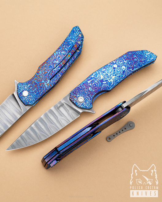 NÓŻ SKŁADANY DRAGONFLY 2 TIMASCUS ZLADINOX HERMAN