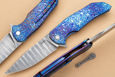 NÓŻ SKŁADANY DRAGONFLY 2 TIMASCUS ZLADINOX HERMAN