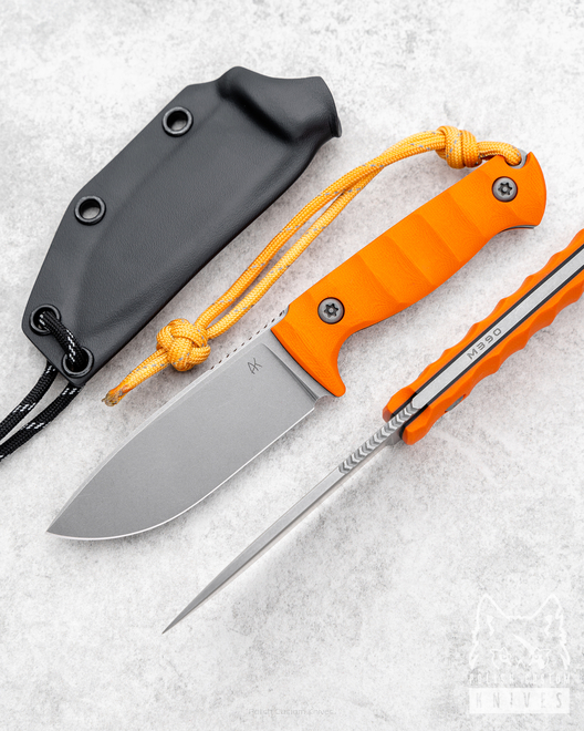 NÓŻ NECK EDC MINI ODC 6 M390 G10 ORANGE TOXIC AK