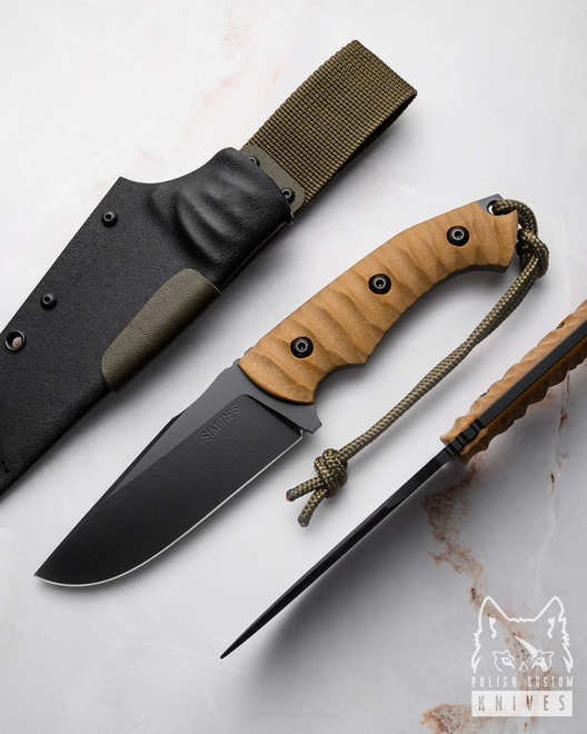 NÓŻ SURVIVALOWY TAKTYCZNY SIERRA 5 K720 O2 MICARTA SIMON'S