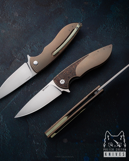 NÓŻ SKŁADANY FOLDER STING #0888 MAGNACUT HERMAN KNIVES