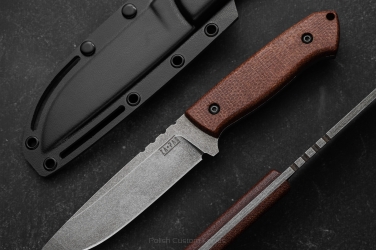 NÓŻ BUSHCRAFTOWY SURVIVALOWY ULTRA OUTDOOR 4 NMV O2 JUTA ACID STONEWASH ZA-PAS