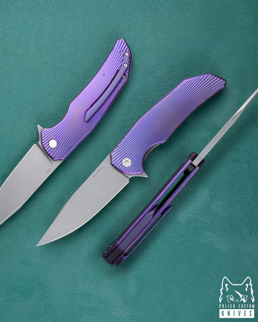 NÓŻ SKŁADANY FOLDER DRAGONFLY 332 M398 HERMAN KNIVES