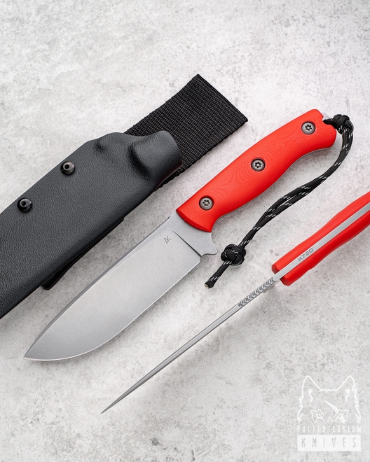 NÓŻ SURVIVALOWY ODC 125 13 K720 O2 G10 RED AK