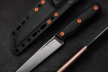 NÓŻ TAKTYCZNY MYŚLIWSKI D.A.Z EDC 1 N690 STABILIZOWANY CZARNY GRAB RAVS