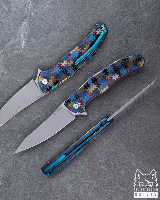 NÓŻ SKŁADANY FOLDER ISHTAR 592 M390 HERMAN KNIVES