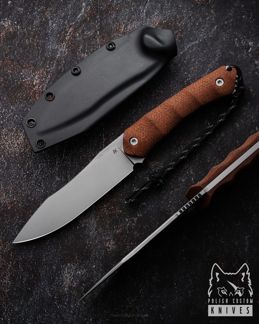 NÓŻ MYŚLIWSKI TAKTYCZNY HARVBUSH 9 SLEIPNER MICARTA AK