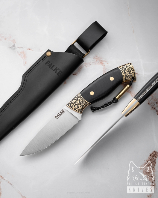 NÓŻ MYŚLIWSKI HUNTER INDIVIDUAL H 333 D2 G10 FALKE KNIVES