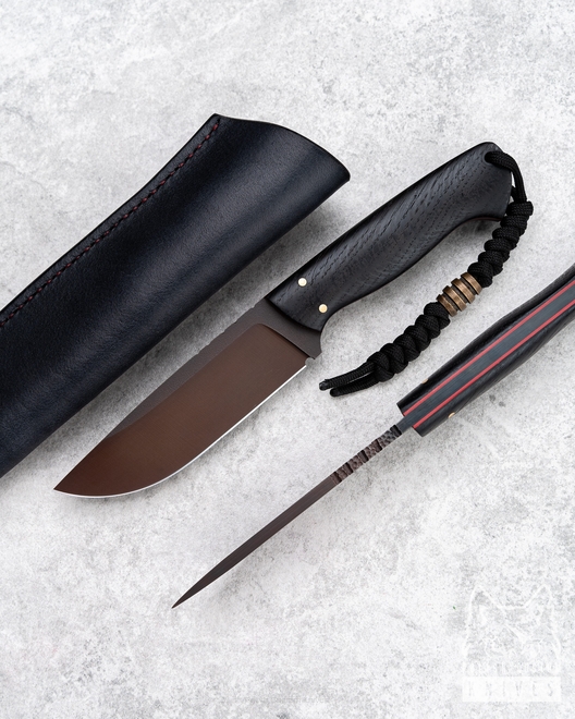 NÓŻ SURVIVALOWY WDOWA MINI 7 MICARTA CZARNA NZ3 TD