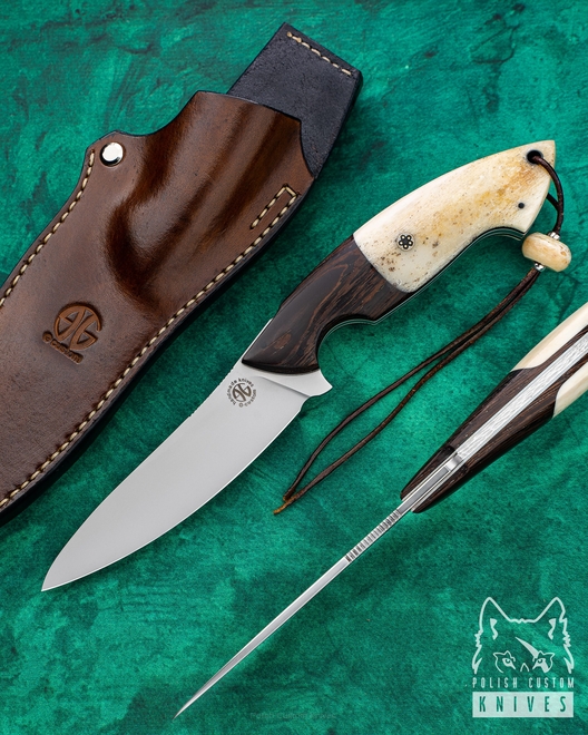 NÓŻ MYŚLIWSKI EKSKLUZYWNY RAINUS SKINNER 1 M390 G-CUSTOM 
