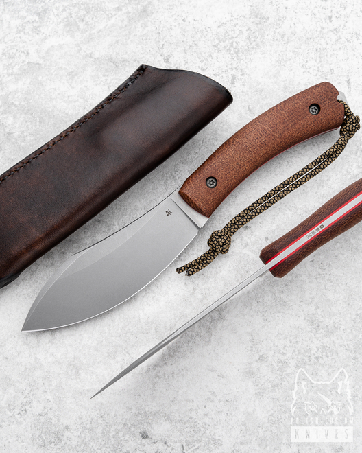 NÓŻ SURVIVALOWY NESSMUK TACTICAL 2 M390 MICARTA AK