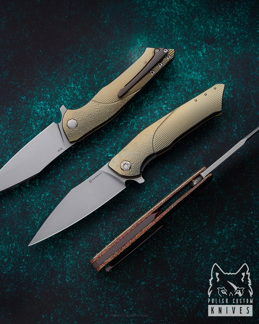NÓŻ SKŁADANY FOLDER BEE #0161 M398 HERMAN KNIVES