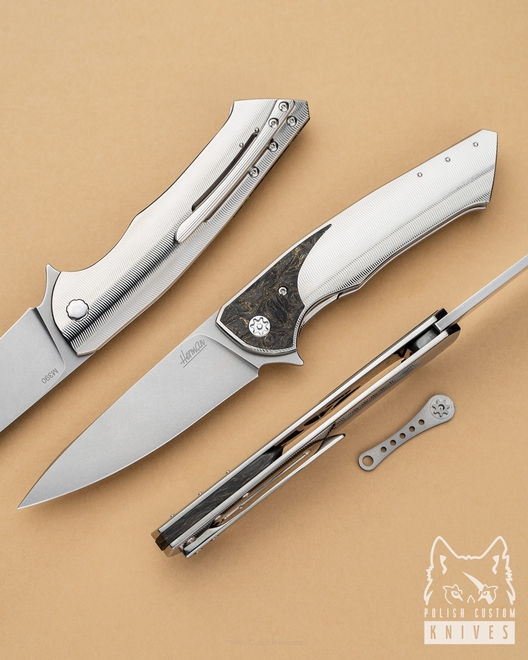 NÓŻ SKŁADANY FOLDER SLIM 33 M390 HERMAN 