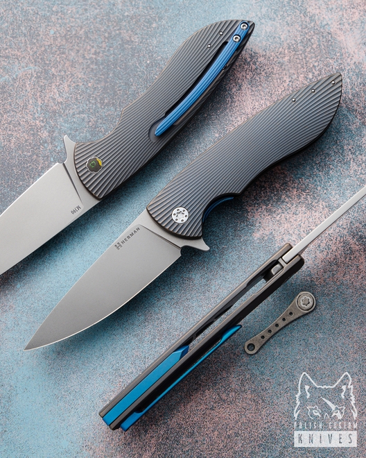 NÓŻ SKŁADANY FOLDER STING 474 M390 HERMAN KNIVES