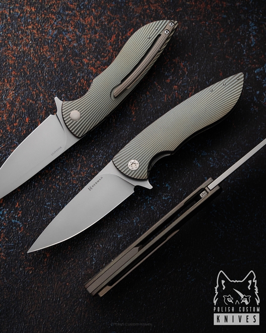 NÓŻ SKŁADANY FOLDER STING #0797 MAGNACUT HERMAN KNIVES