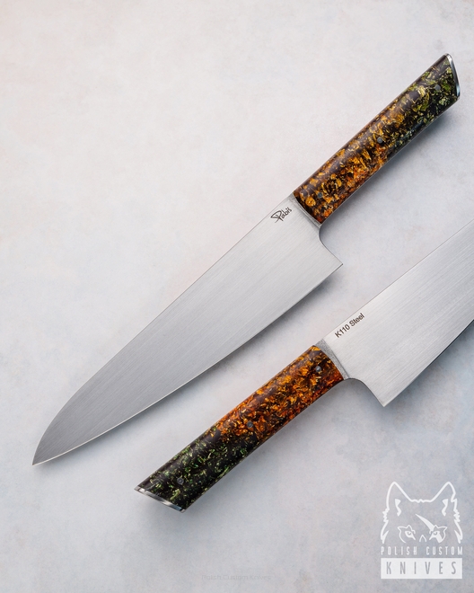 NÓŻ KUCHENNY CHEF 200 4 K110 D2 HYBRYDA PABIŚ