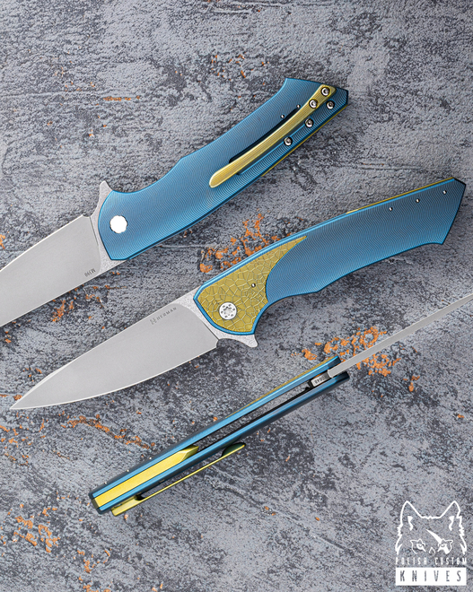 NÓŻ SKŁADANY FOLDER SLIM #0648 M390 HERMAN KNIVES
