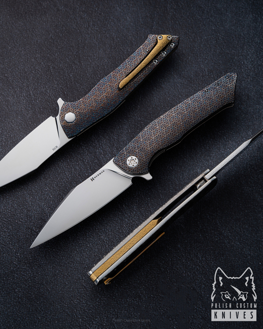 NÓŻ SKŁADANY FOLDER BEE 90 M398 TESSERACT HERMAN KNIVES