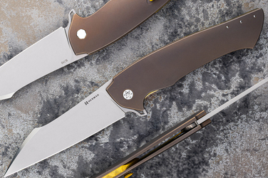NÓŻ SKŁADANY FOLDER OVIUM GENERACJA 2 #0091 M390 HERMAN KNIVES
