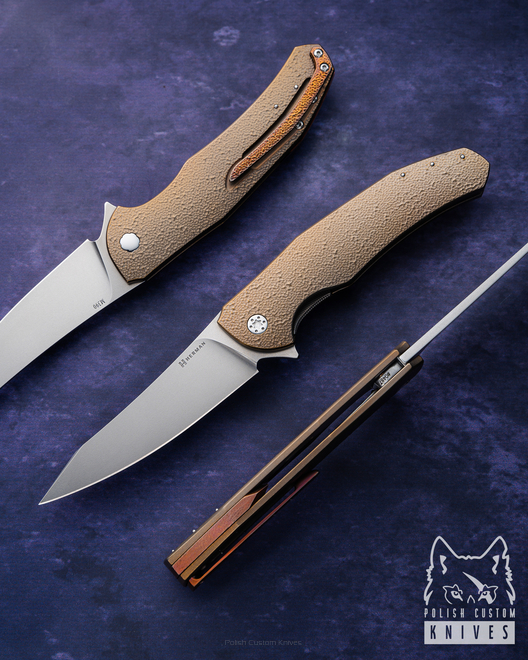 NÓŻ SKŁADANY FOLDER ISHTAR 487 M390 HERMAN KNIVES