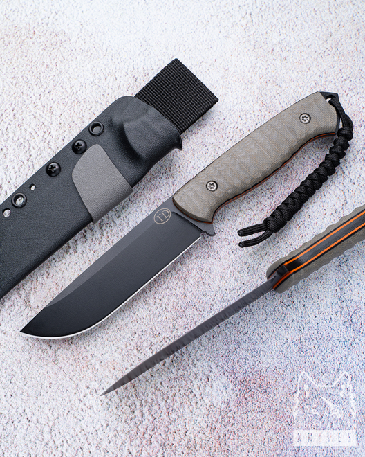 NÓŻ SURVIVALOWY RATEL II 29 MICARTA  NMV TD