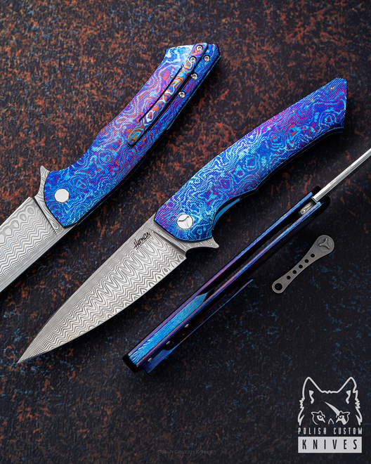 NÓŻ SKŁADANY FOLDER SLIM 5 TIMASCUS HERMAN 